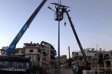 SYRIA_City Reconstruction with Solar Street Lights
