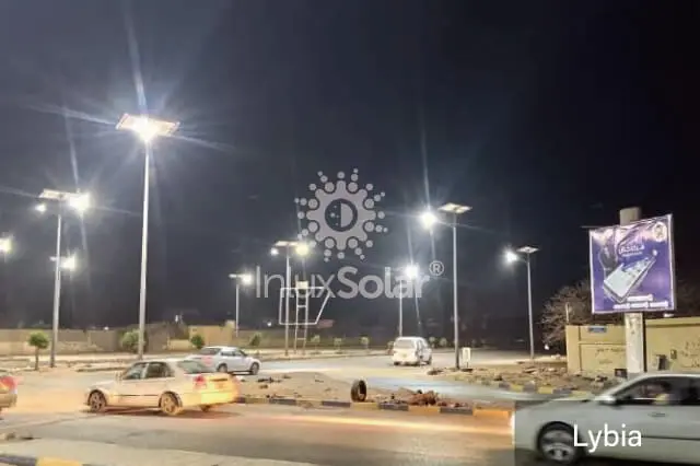 LYBIA_Solar Street Lights in Downtown Sebha