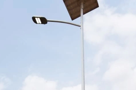 solar led street light with lithium battery