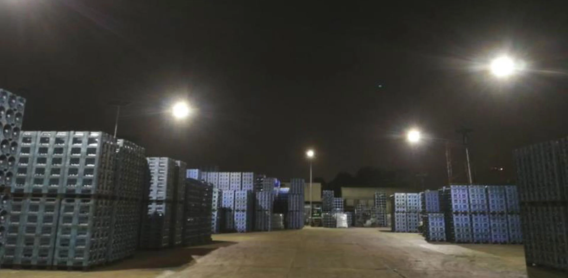 Solar Lighting Solution for Outdoor Warehouse