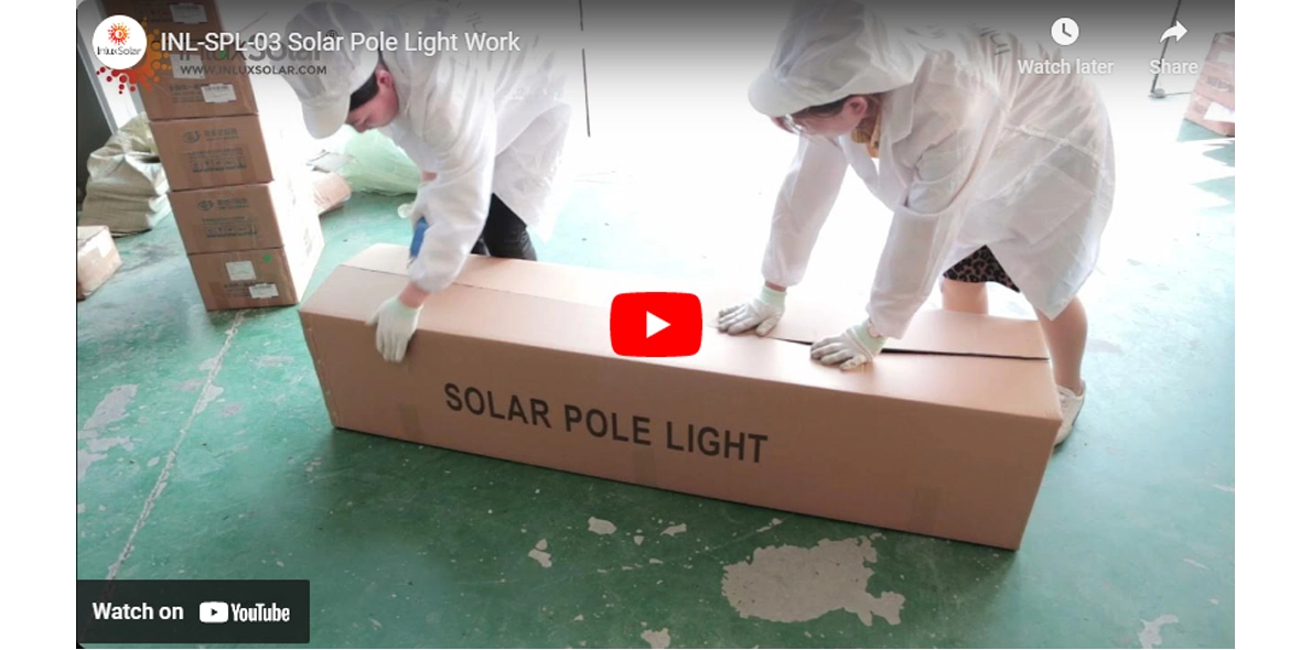 INL-SPL-03 Solar Pole Light Work