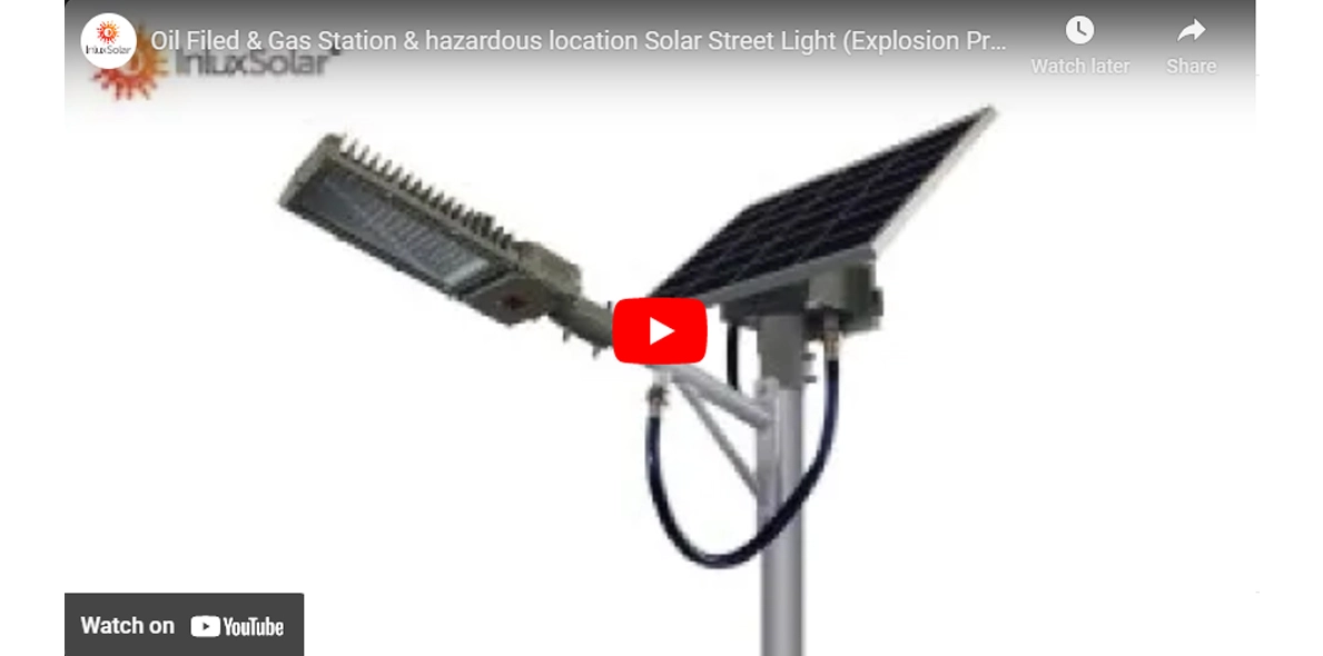 Oil Filed & Gas Station & hazardous location Solar Street Light (Explosion Proof)
