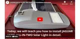 JAGUAR (AIT5) ALL-IN-TWO Solar Light Installation Instruction