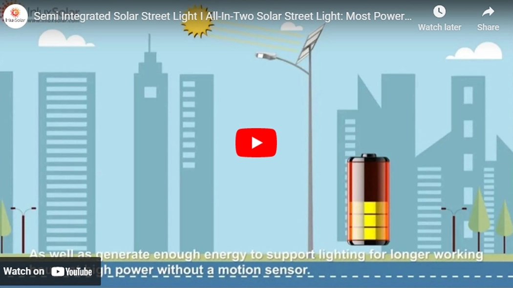 Semi Integrated Solar Street Light I All-In-Two Solar Street Light: Most Powerful Solution (2022)