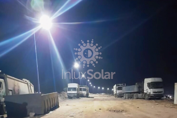 solar street lights in mining area exportation2