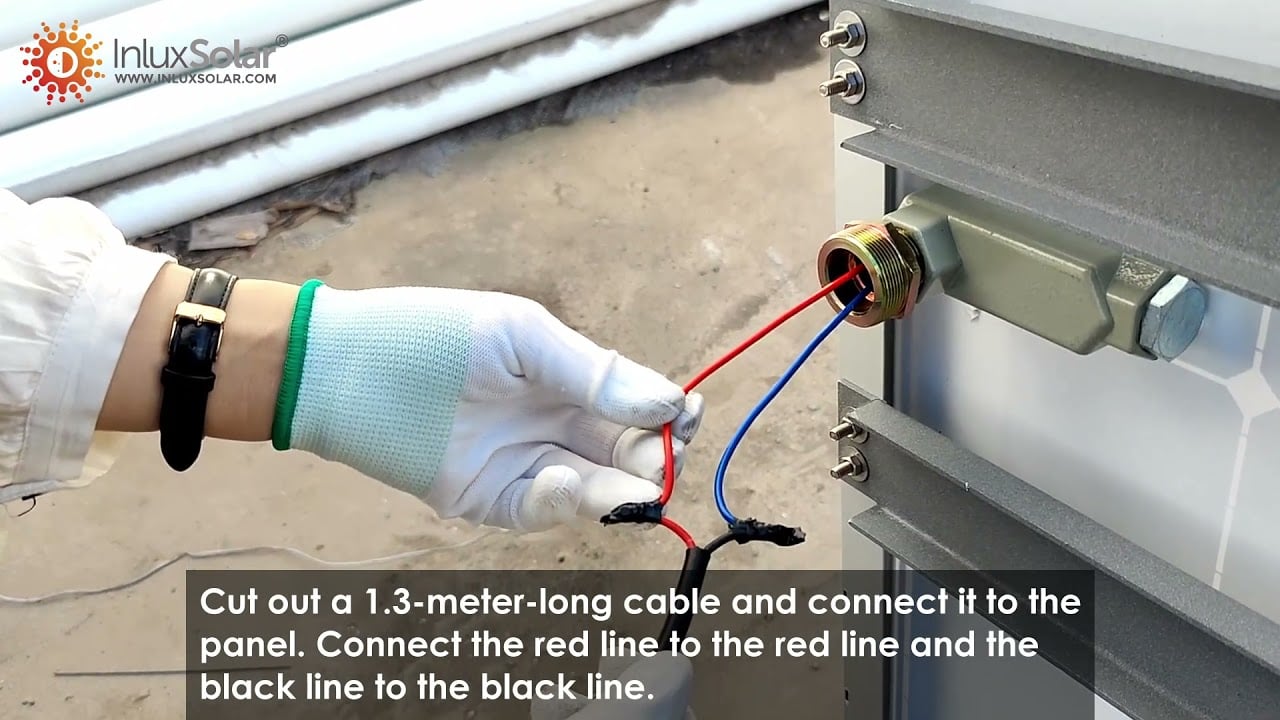 EX - proof solar light installation video