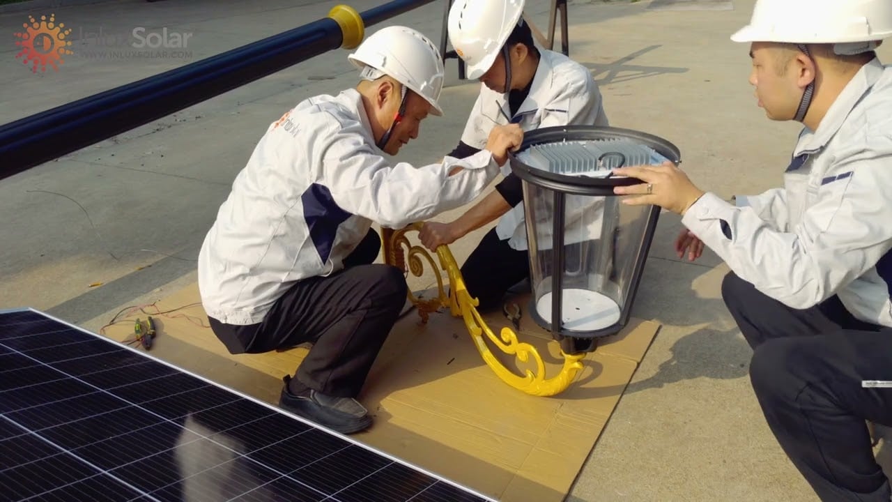 Easy Installation of Solar-Powered Landscape Lights