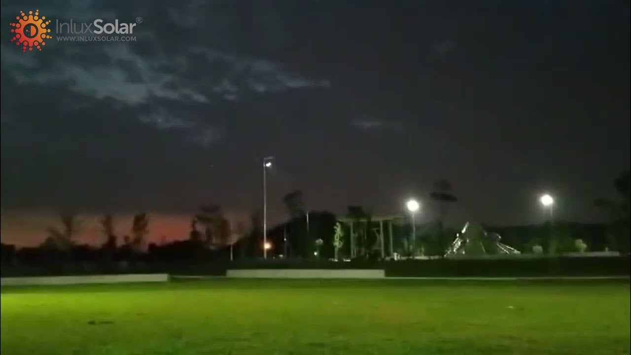 Lighting Up Government Park With Solar Flood Light