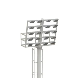 Stadium Mast Light Pole — 15m to 45m, EN 12193 Tournament Lighting