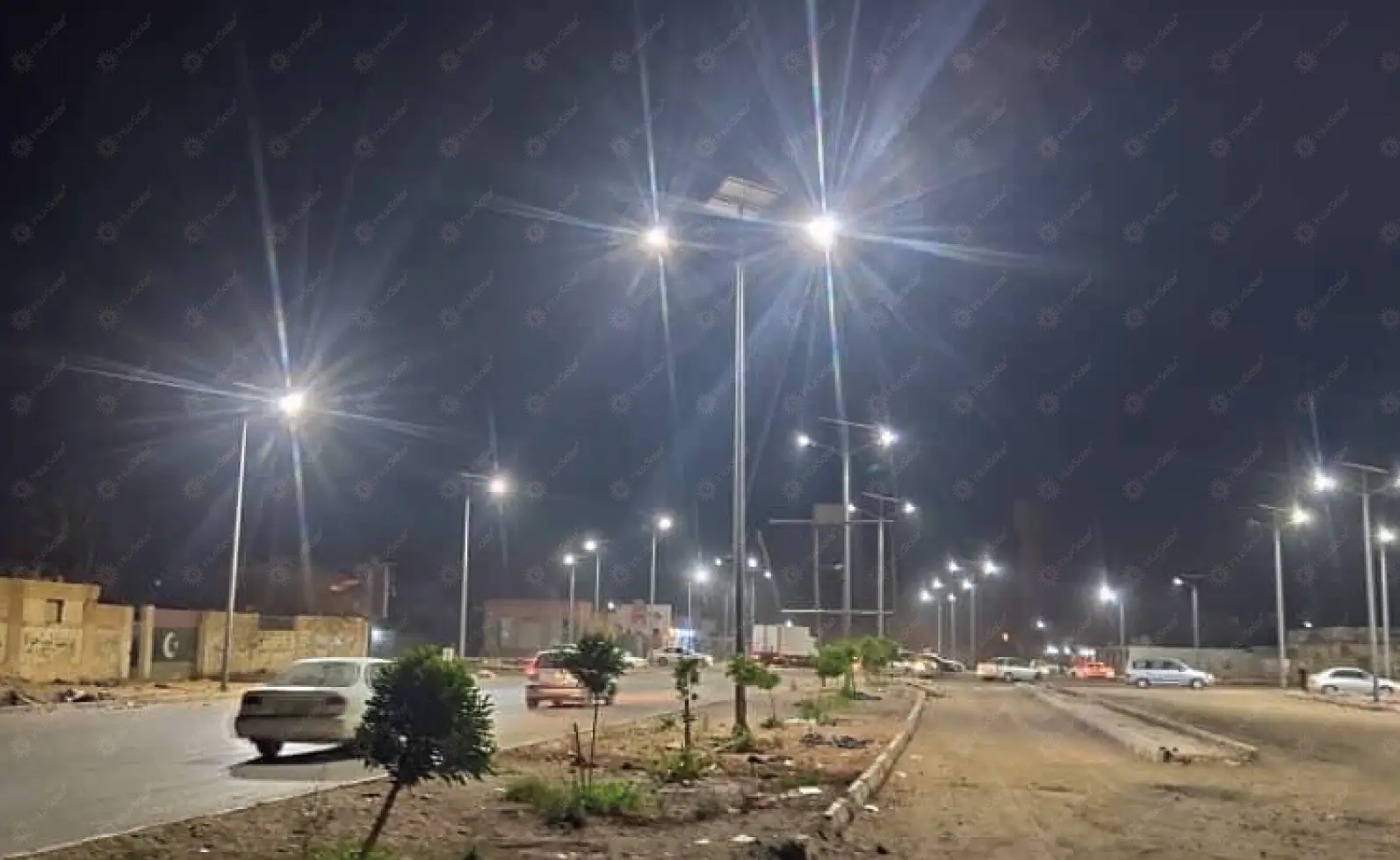 Ćclairage public solaire dans le centre-ville de Sebha_2