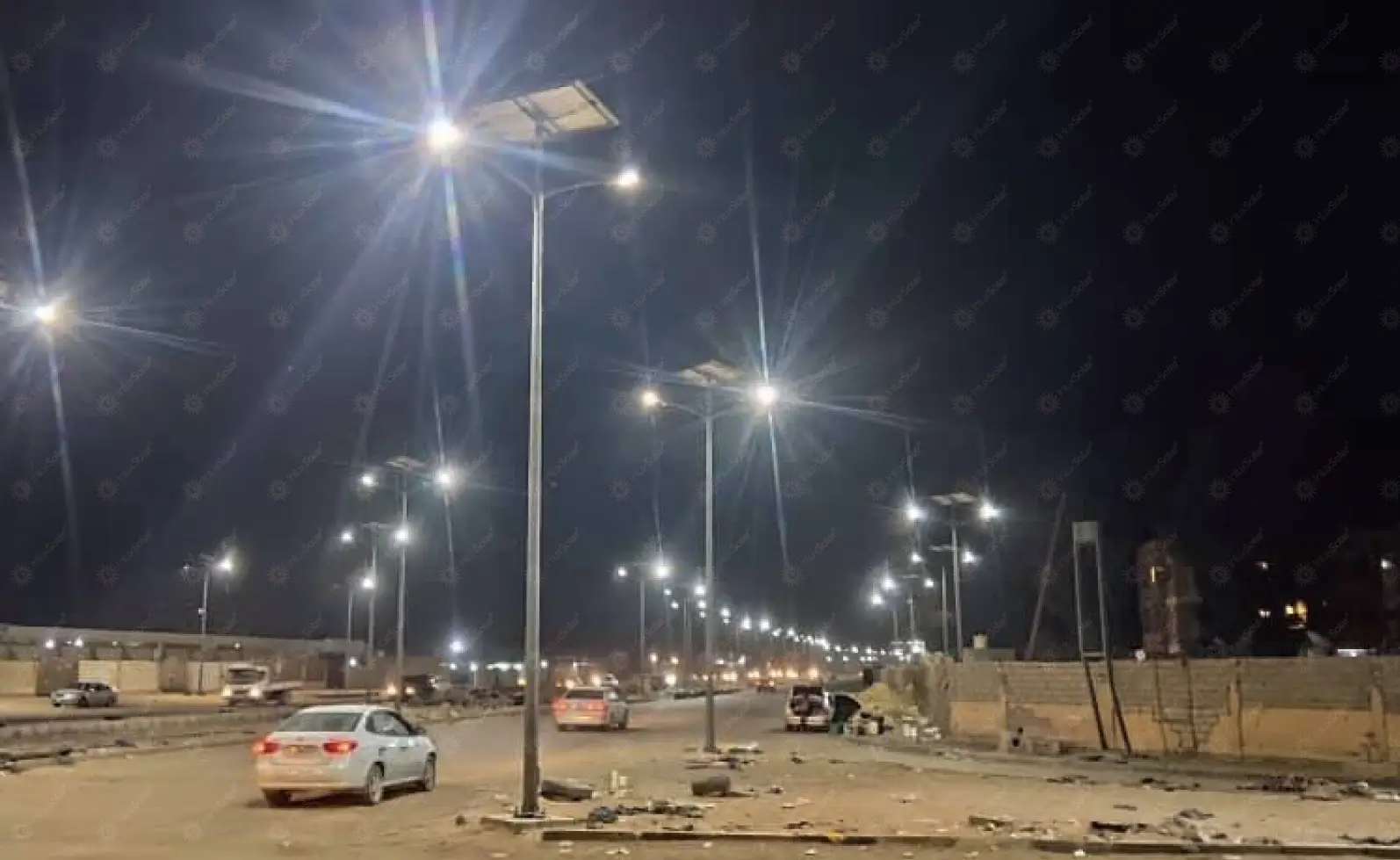 Ćclairage public solaire dans le centre-ville de Sebha_6
