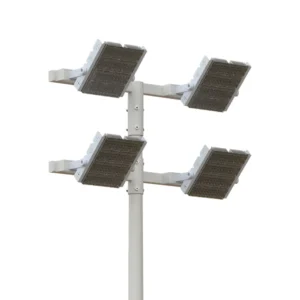 Main Flood Light Pole Flood Light Pole — 4m to 20m, Solar & AC Options, Wind-Load Certified