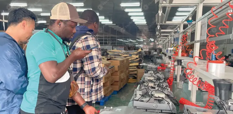 Visite de l'usine du client au Bénin 1
