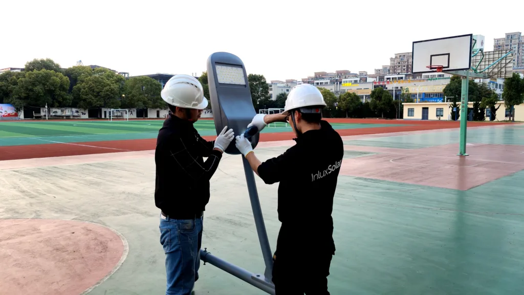 Install and Secure the Pole