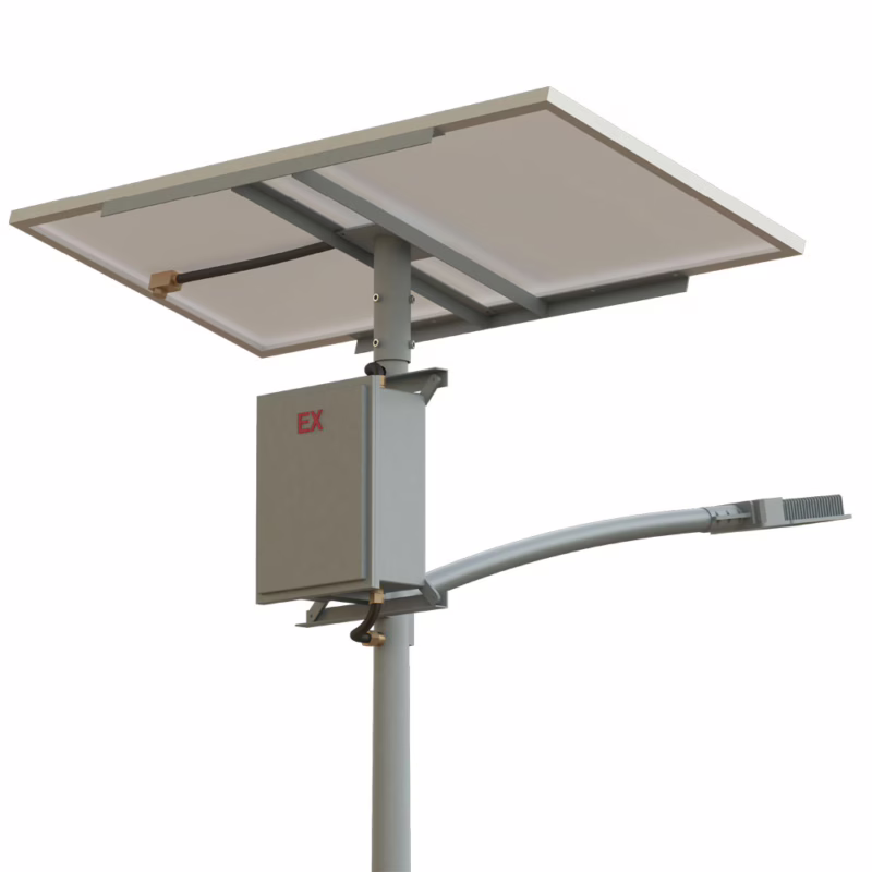 48_2 Lampu Jalan Solar Kalis Letupan