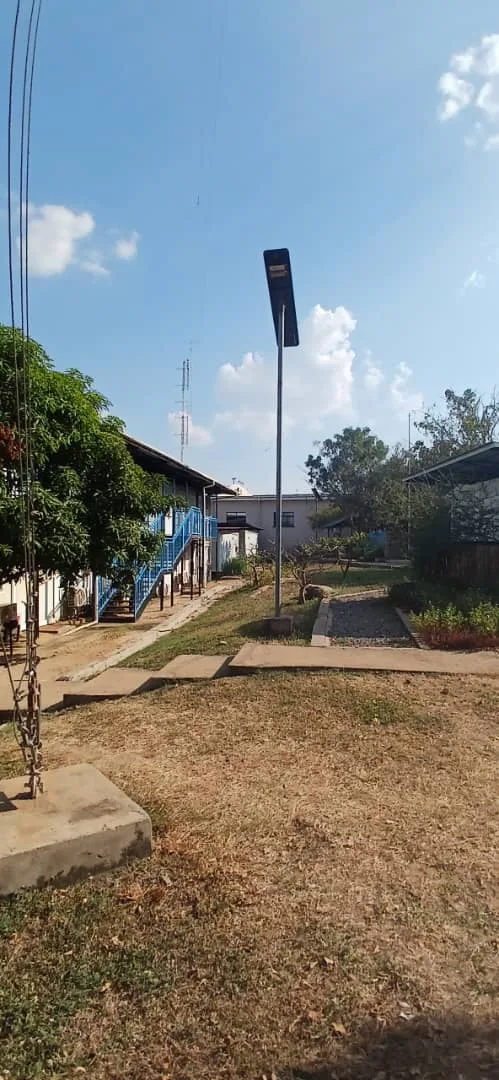 300 anti-theft solar street lights supplied for roads and residential areas in South Sudan