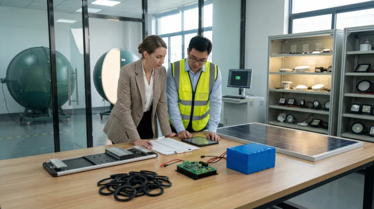 Liste de contrôle des fabricants de lampadaires solaires pour les projets OEM/ODM (R&D, QC, photométrie, batterie)