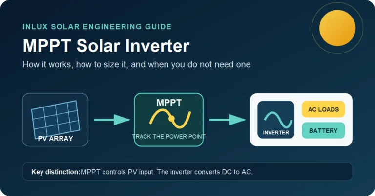MPPT Solar Inverter: How It Works, How to Size It, and When You Don't Need One