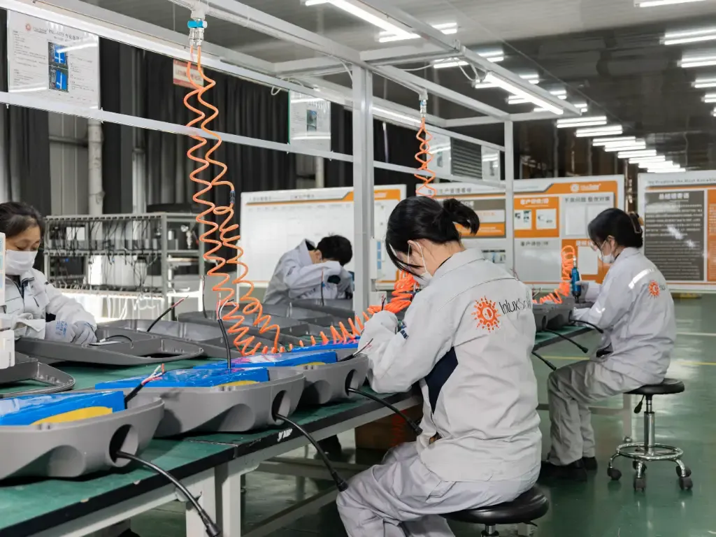 Inlux Solar factory production line overview