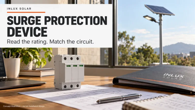 Surge protection device procurement review for solar and LED lighting